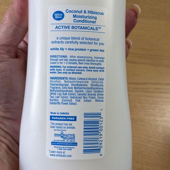 White Rain Coconut & Hibiscus Moisturizing Conditioner 18 Oz Discontinued Scent - Picture 4 of 4